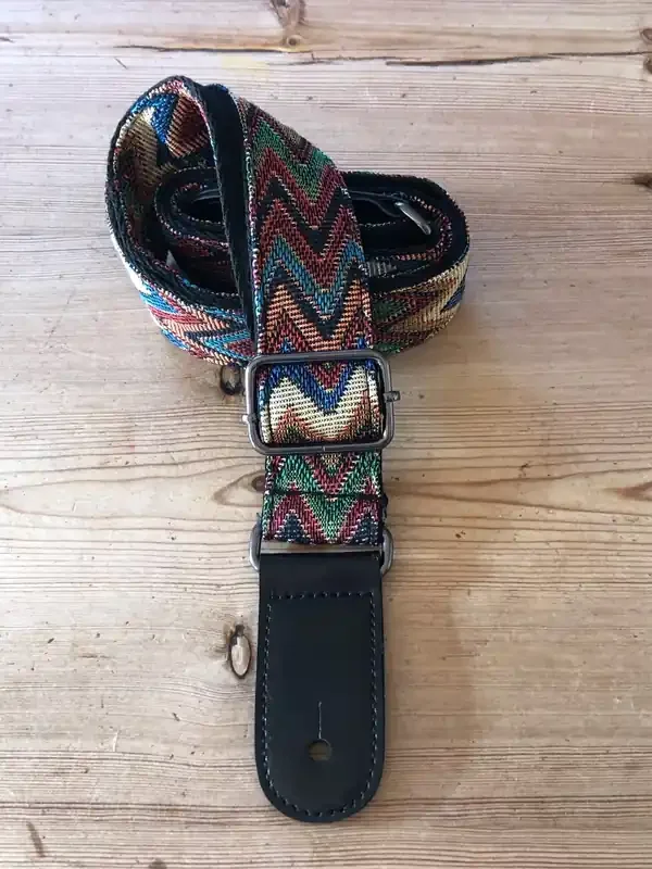1.5″ Wide Ukulele Strap – Native Weave