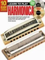 10 Easy Harmonica Lessons Teach Yourself: Book & CD & DVD