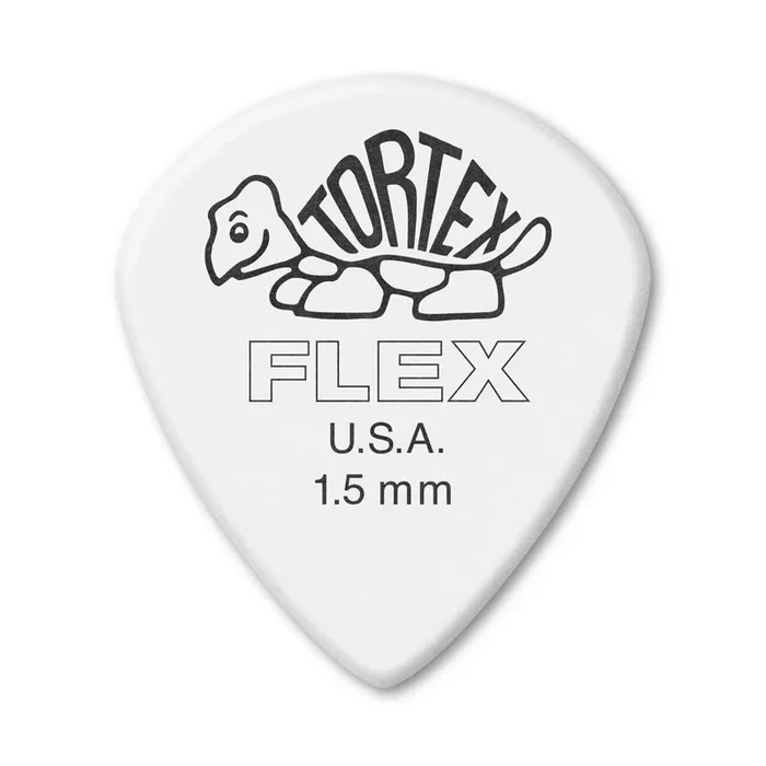 12 x Jim Dunlop Tortex Jazz III XL FLEX 1.50MM Gauge Guitar Picks 466R1.5
