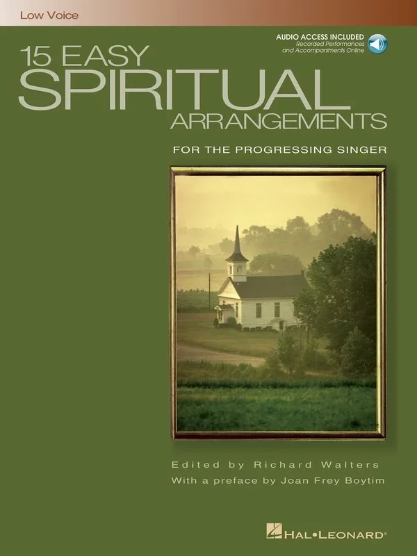 15 Easy Spiritual Arrangements Low V Book/CD (Softcover Book/CD)