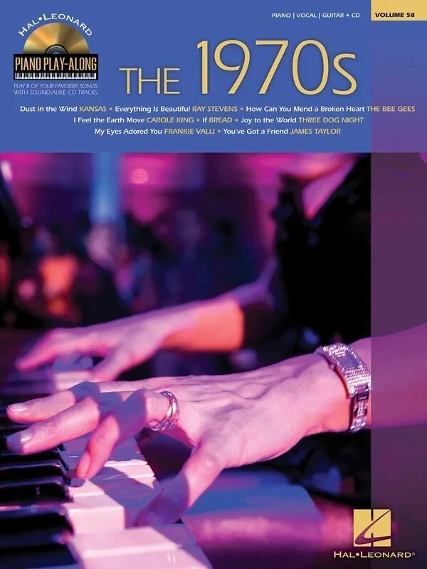 1970S Piano Play Along V58 Book/CD (Softcover Book/CD)