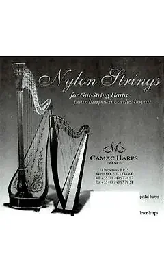 1st Octave G – Nylon string for Gut Stringed Pedal or Lever Harp – CAM6NYGH06