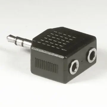 2 x 1/8 stereo jack to 1/8 stereo plug AD-09