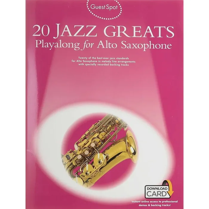 20 Jazz Greats – Playalong for Alto Saxophone (incl. Download Card)