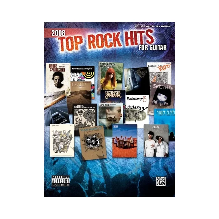 2008 Top Rock Hits For Guitar (Gtab)