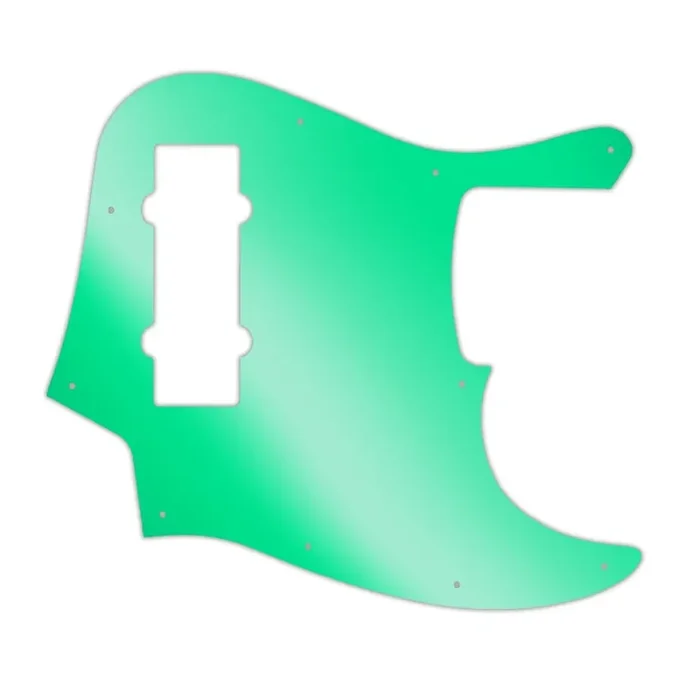 2014 Made In China 5 String Modern Player Jazz Bass V Satin – Green Mirror