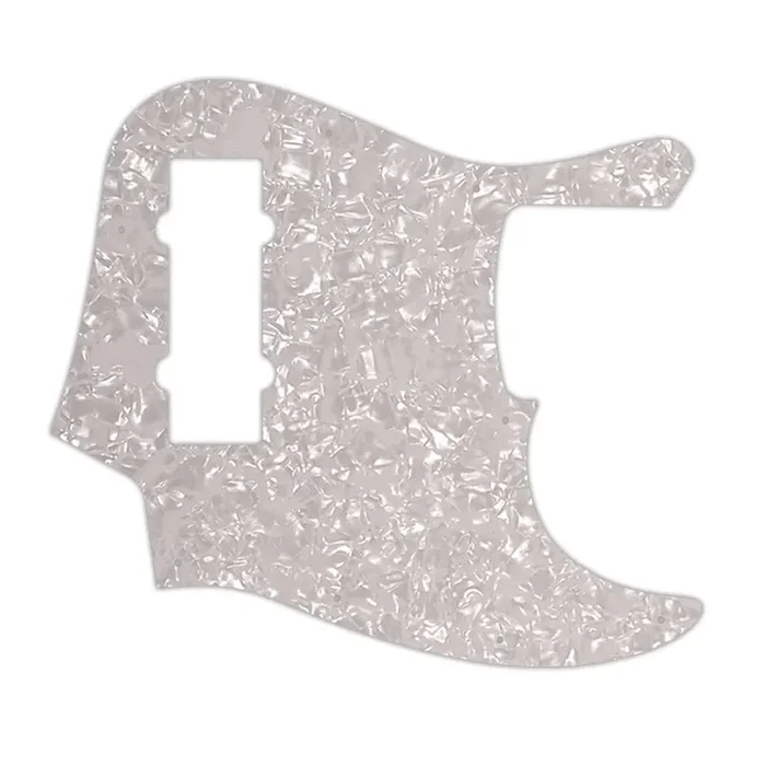 2014 Made In China 5 String Modern Player Jazz Bass V Satin – White Pearl W/B/W Lamination