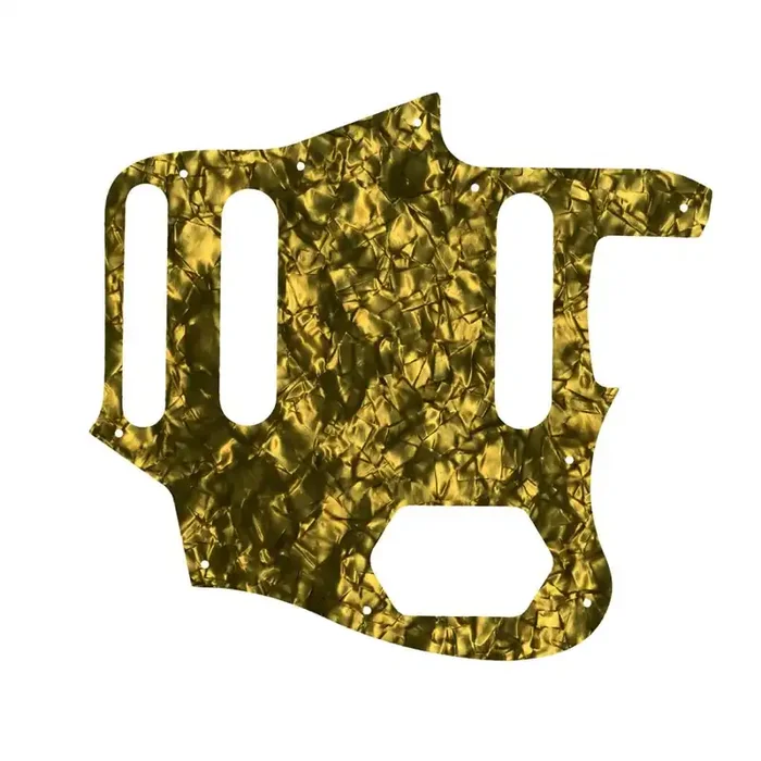 2015-2018 Made In Mexico Classic Series 60s Jaguar Lacquer – Gold Pearl Black/White/Black Lamination