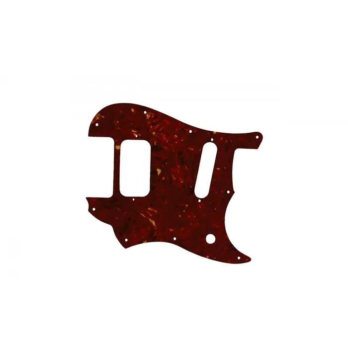 2016-2019 Made In Mexico Duo-Sonic Offset HS – Custom Designed For Kurt Cobain Mustang Modification – Light Brown Celluloid Tortoiseshell W/B/W Lamination