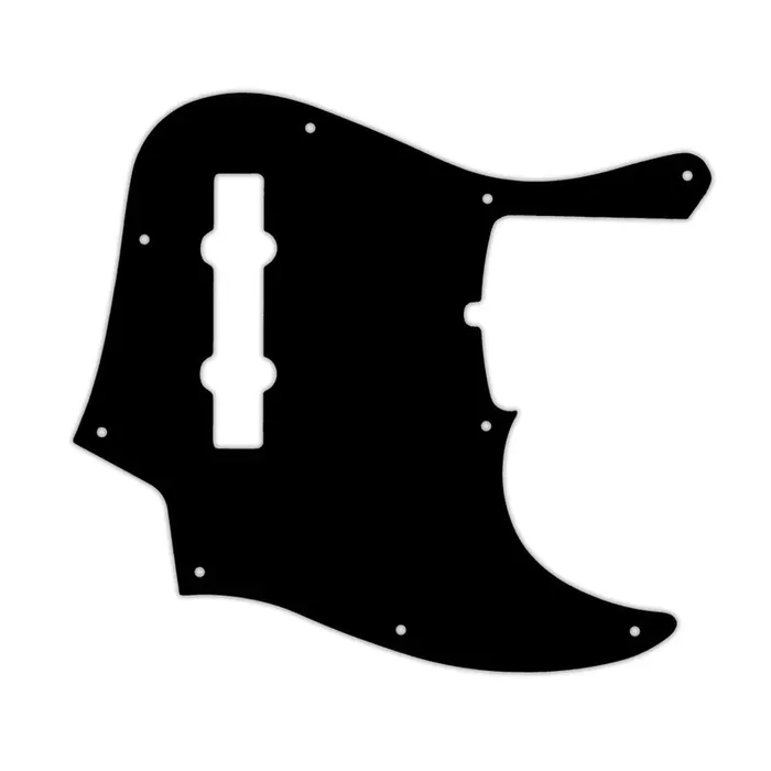 2019 5 String American Ultra Jazz Bass V – Matte Black .090″ / 2.29mm thick, with bevelled edge.
