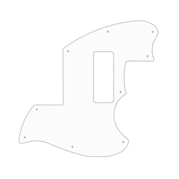 2019-Present Made In Mexico Alternate Reality Powercaster – Thin Shiny White .060″ / 1.52mm Thickness, No bevelled Edge