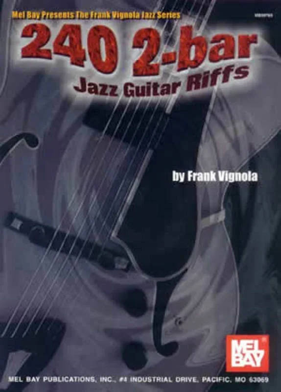 240 2 Bar Jazz Guitar Riffs Book