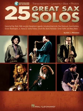 25 Great Sax Solos: Saxophone: Part & Guitar Chords