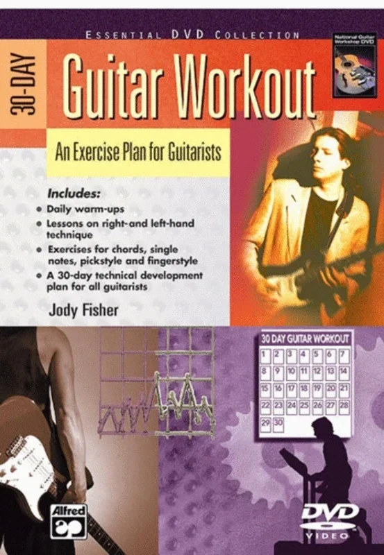 30 Day Guitar Workout DVD Book