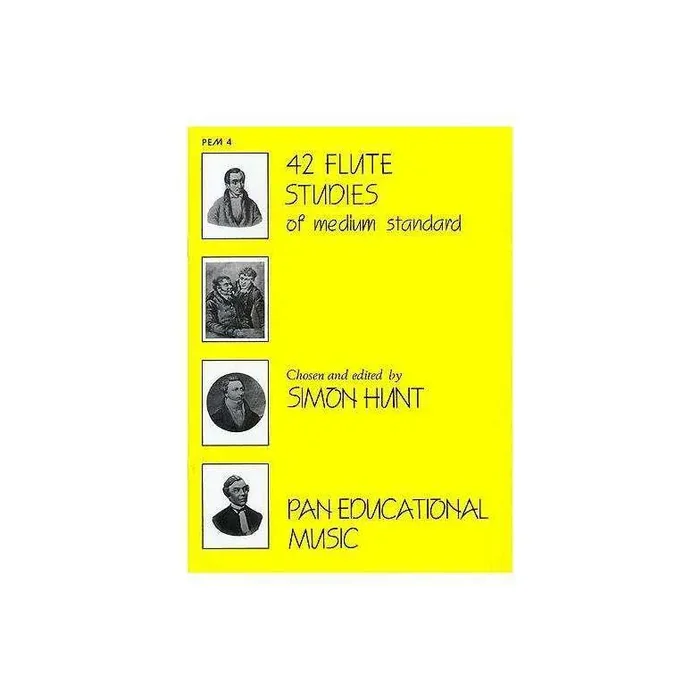 42 Flute Studies of Medium Standard
