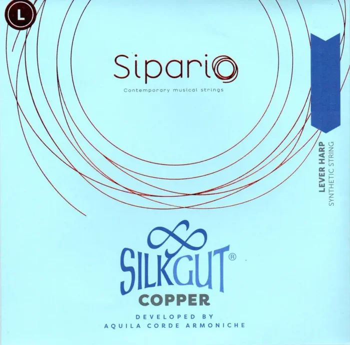 4th Octave F – Lever Harp Silkgut Copper String by Sipario