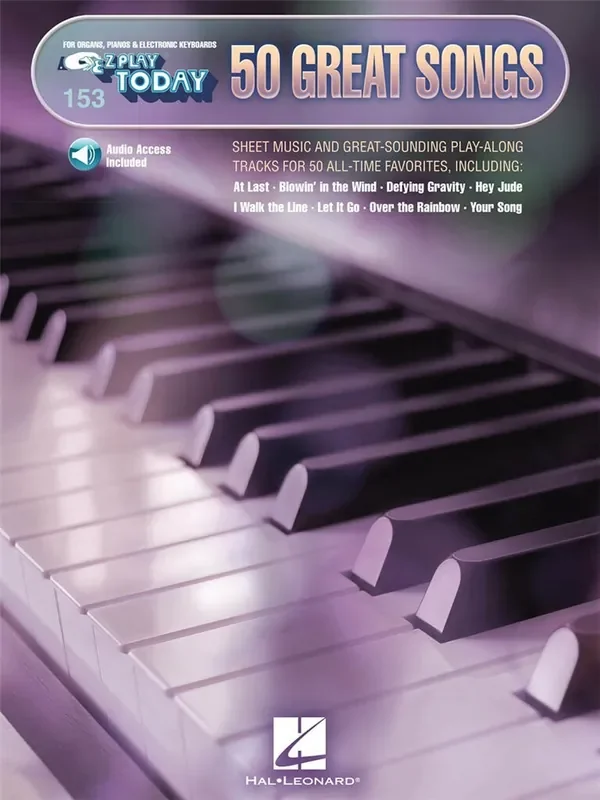 50 Great Songs – EZPlayToday Piano