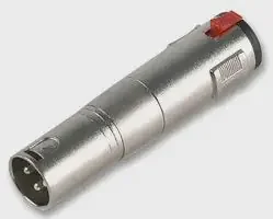 6.35mm (1/4″) Jack Socket – Male XLR Adaptor