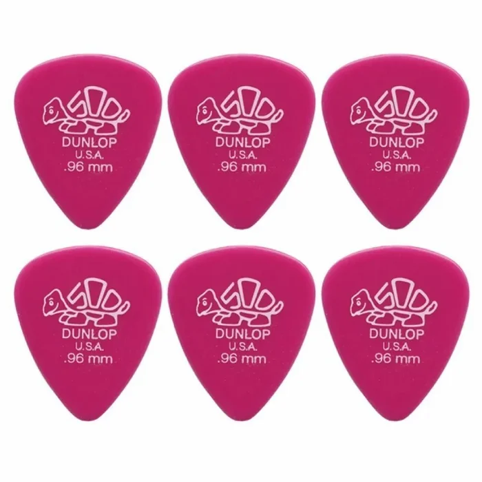 6 x Jim Dunlop Premium DELRIN 500 .96MM Gauge Guitar Picks / Plectrums 41R *BRAND NEW*