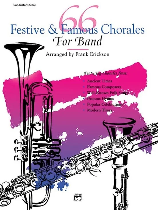 66 Festive And Famous Chorales 1st E Flat Alto Sax