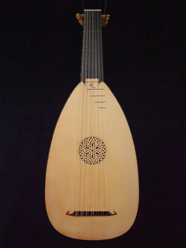 7 Course Renaissance Lute after Hans Frei by Marco Golinelli