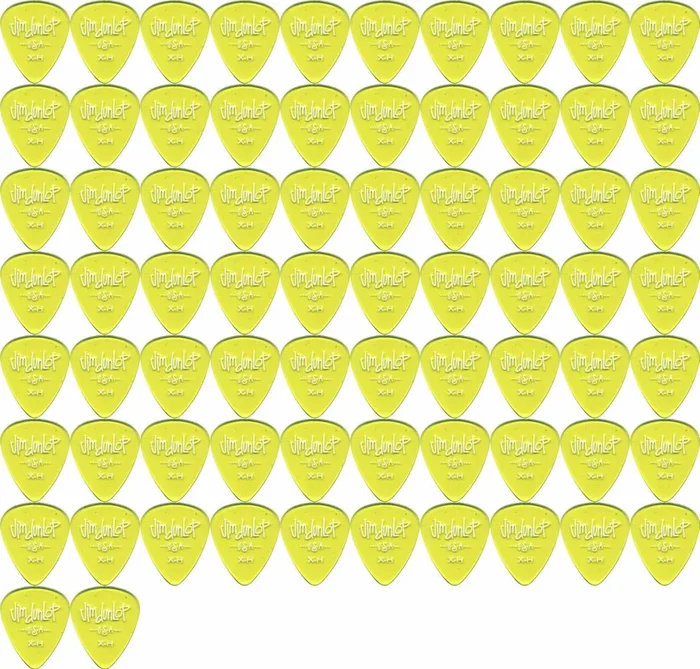 72 x Jim Dunlop Gels Yellow Extra Heavy Guitar Picks Bulk Bag 486RXH