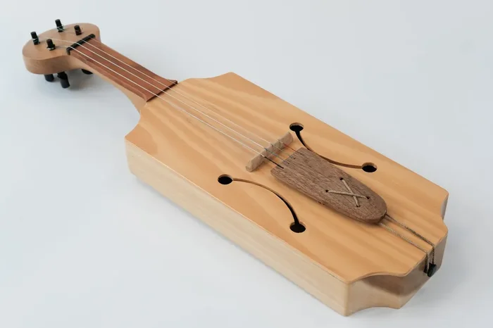 “Mary Rose” Medieval Fiddle with a Flat Bridge
