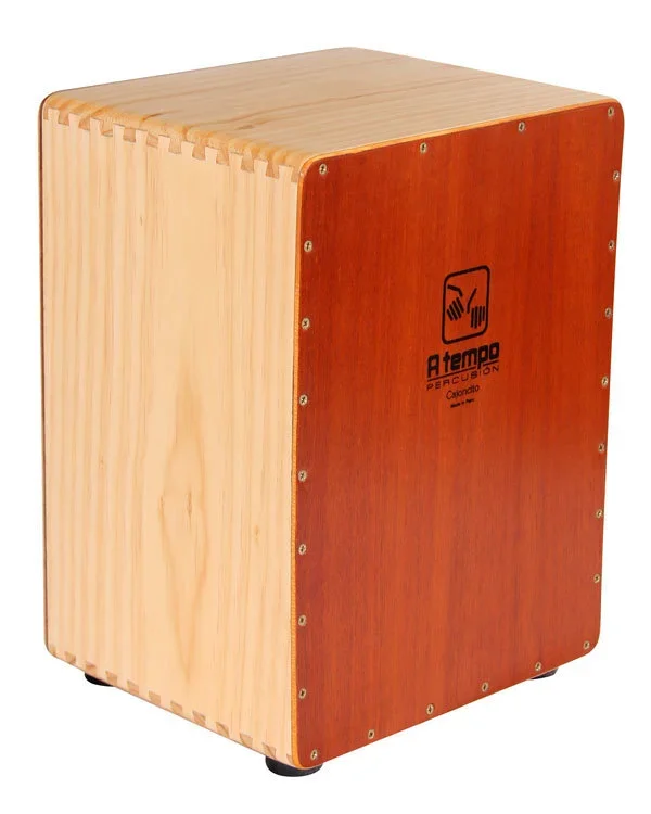 A Tempo Percussion Basic 3/4 Size Flamenco Cajon in Natural Satin Finish