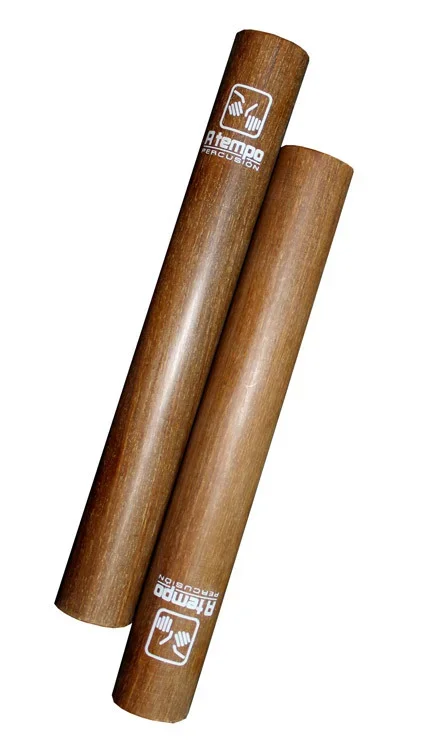 A Tempo Percussion Wooden Claves in Brazilian Walnut