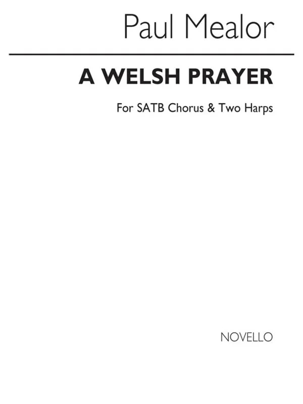 A Welsh Prayer SATB/Piano