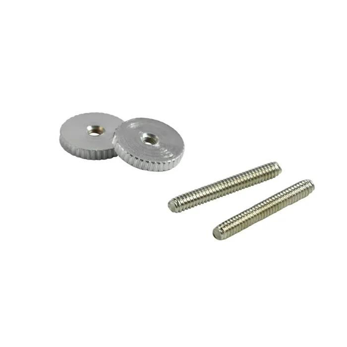 ABR-1 Post and Thumbwheel Set Vintage Steel Heavy Knurl (US Made)