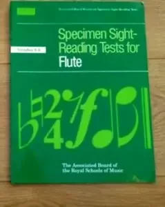 ABRSM – Specimen Sight Reading Tests For Flute (Older Editions)