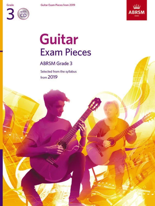 ABRSM Guitar Exam Pieces from 2019 Grade 3 Book/CD