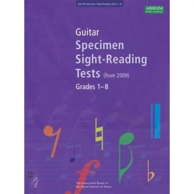 ABRSM Guitar Sight Reading Grades 1 – 8 (from 2009)