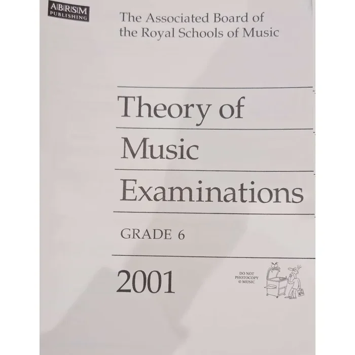 ABRSM Music Theory Past Exams 2001