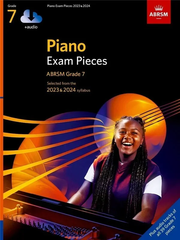 ABRSM Piano Exam Pieces 2023-2024 Grade 7 Bk/Ola Sftcvr/Online Audio (Piano)