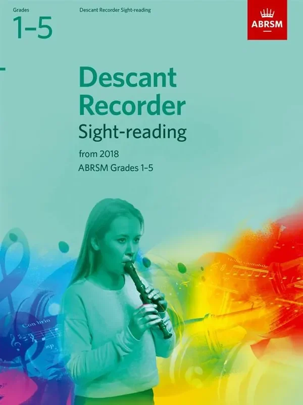 ABRSM Sight Reading Descant Recorder Grades 1-5 (From 2018)
