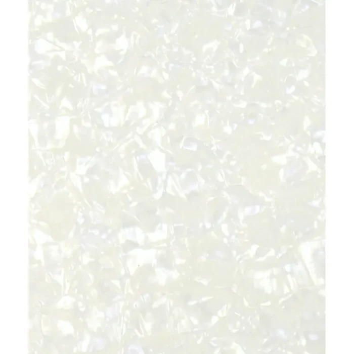 Acoustic Guitar Self Adhesive Blank White Pearloid 200mm x 170mm