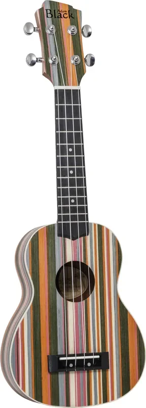 Adam Black ABUKS130 Soprano Ukulele – Rainbow