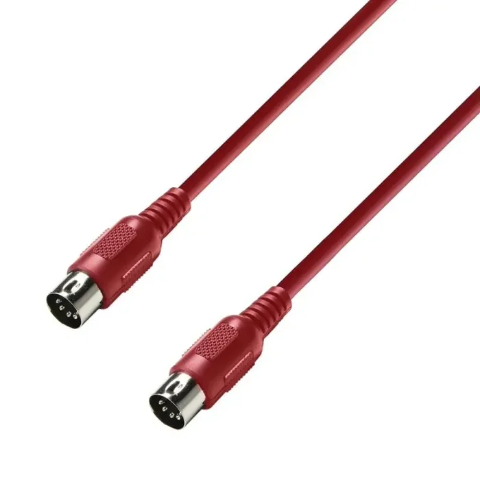 Adam Hall Midi Cable 1.5M in Red