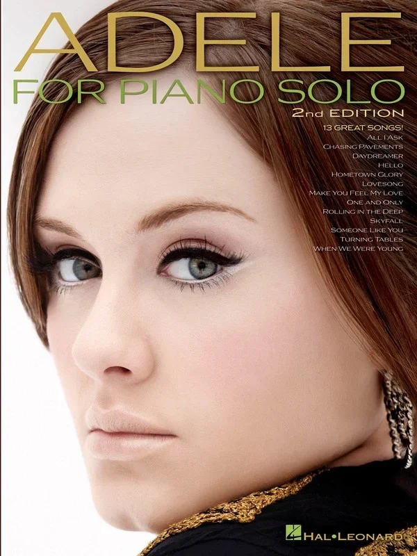 Adele For Piano Solo 2nd Edition (Softcover Book)