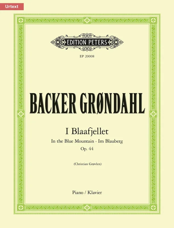 Agathe Backer Grøndahl : Agathe Backer Grøndahl : Huldrelok (Hulder-Call) Op.44 – Piano – Faber Digital