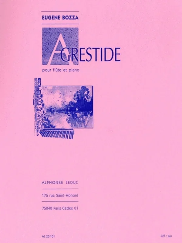 Agrestide Op 44 Flute/Piano (Softcover Book)