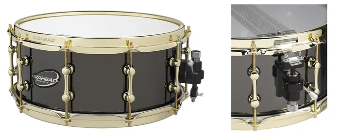 Ahead 6×14 Black Chrome on 3mm Cast Bell Brass Brass Hardware w/ Black Trick Throw-Off