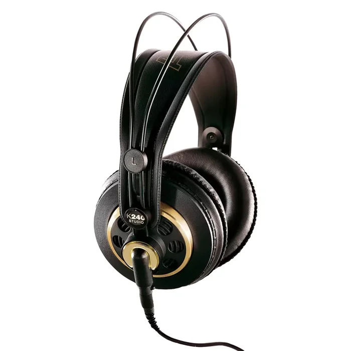 AKG K240S Semi-Open Studio Headphones – 30mm XXL Transducers, Professional Mixing & Mastering, Over-Ear Design, Classic Sound Quality