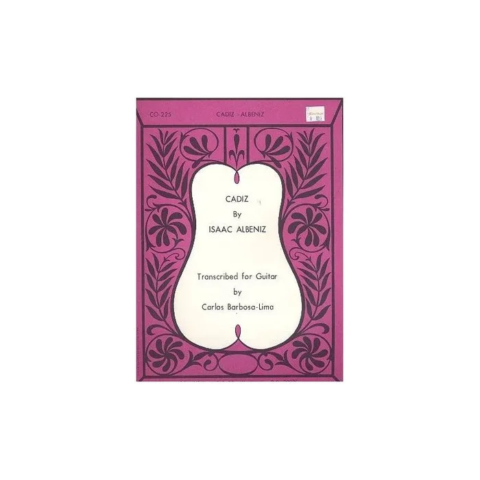 Albéniz, Isaac – Cadiz