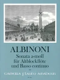 Albinoni Sonata in A Minor for Alto Recorder and Basso Continuo