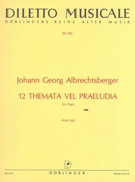 Albrechtsberger: 12 Themata vel Praeludia