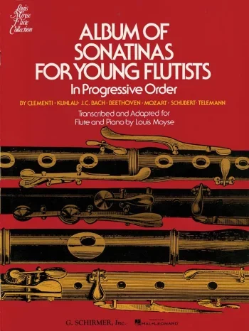 Album Of Sonatinas For Young Flautists In Progressive Order: Flute & Piano ( Moyse)