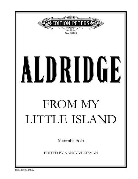 Aldridge: From My Little Island